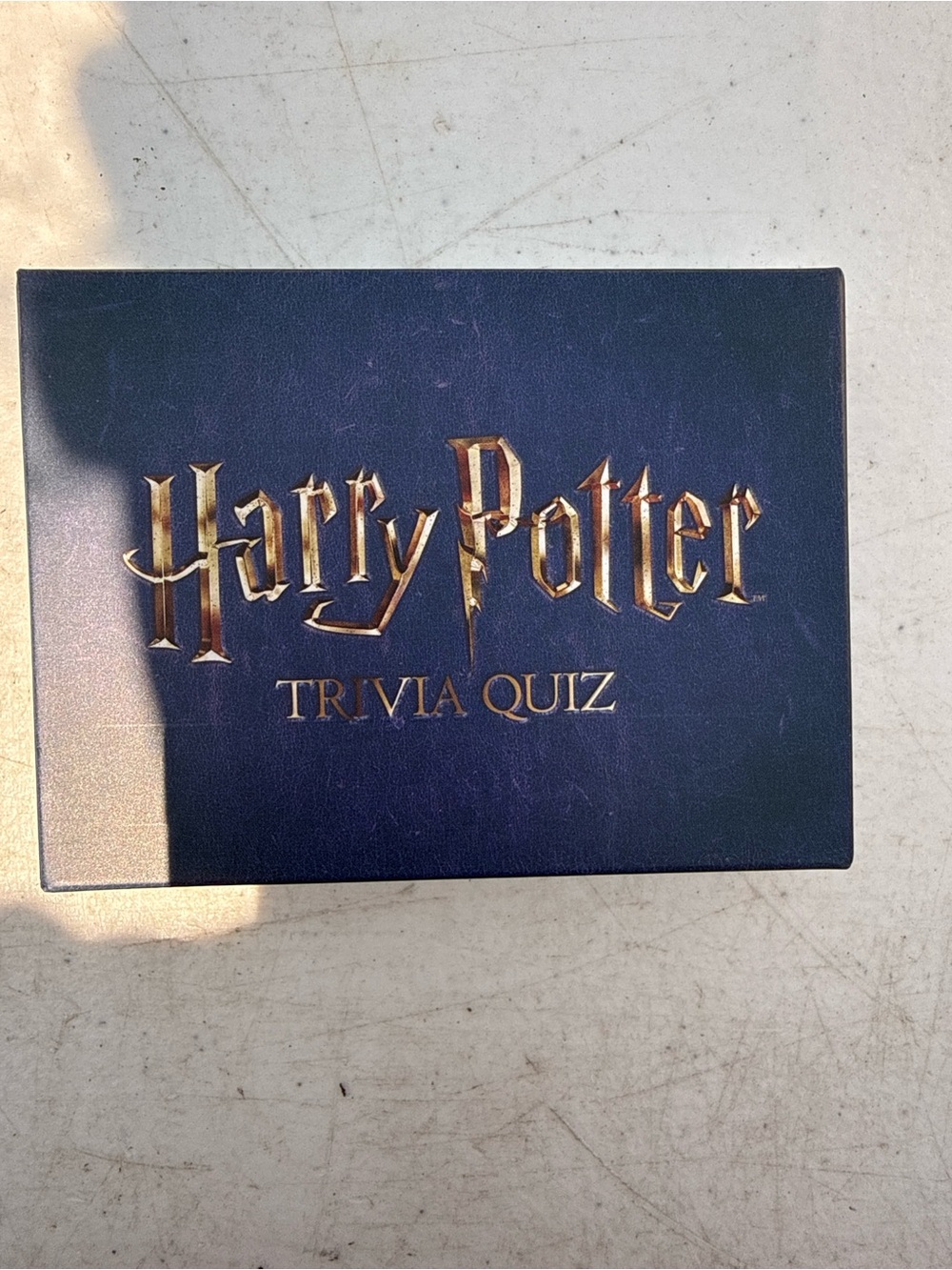 Harry Potter Trivia Quiz Card Game - Navy Blue